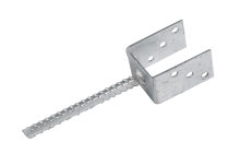 Stolpebærer galvaniseret U75 x 60 x 300 mm